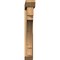 Ekena Millwork Merced Slat Rough Sawn Bracket w/ Offset Brace, Western Red Cedar, 6"W x 40"D x 40"H BKT0604X40X40MRC06RWR - alternate 3